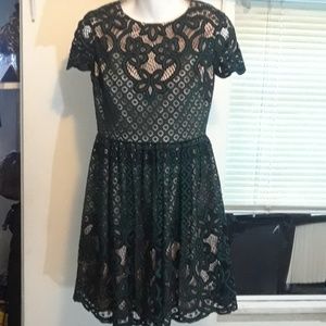 Eliza J Eyelet Dress.